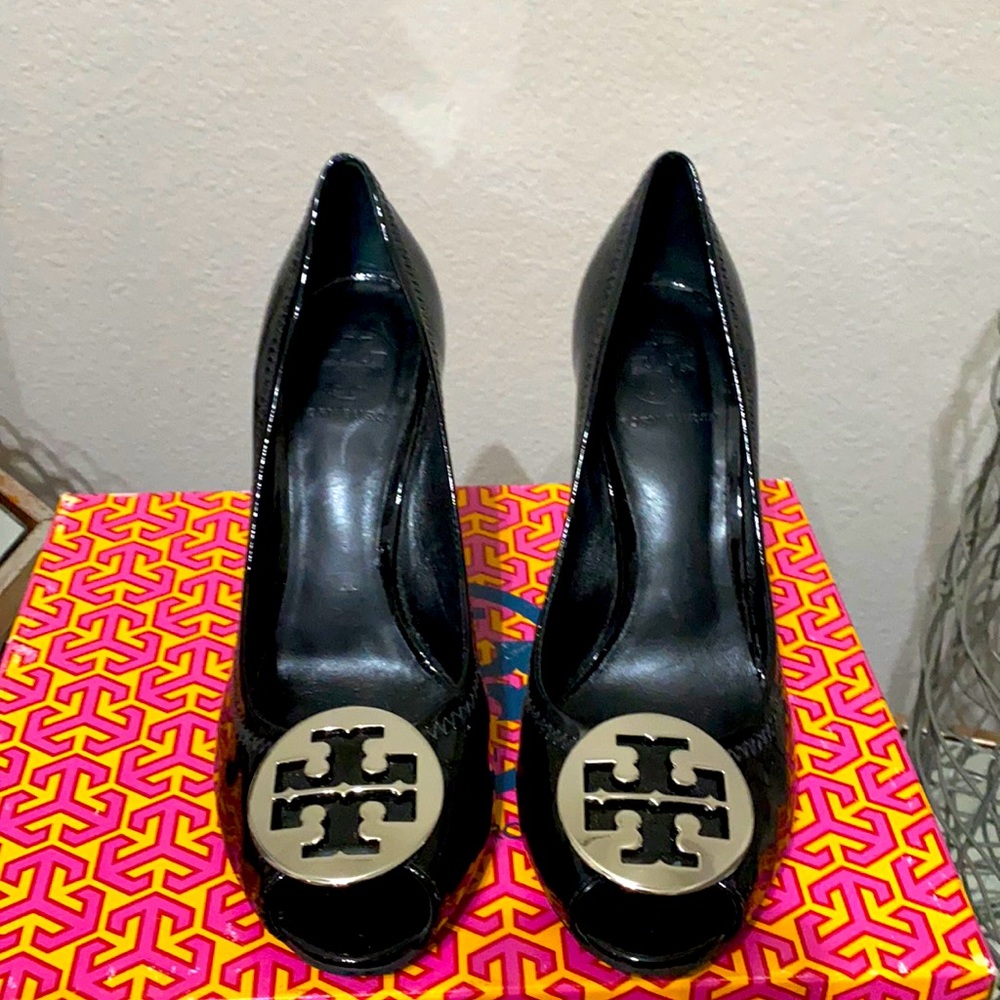 Tory Burch Claire Open Toe Wedge